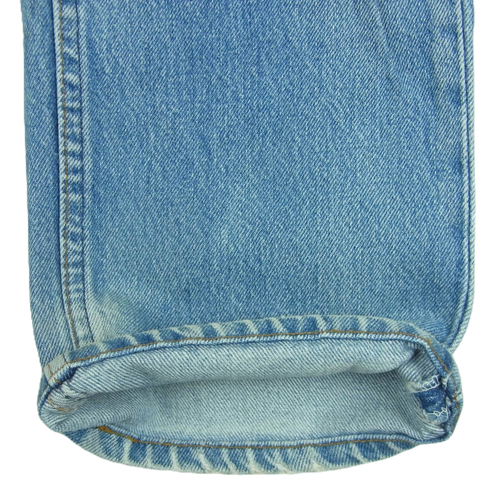 Levi's リーバイス 90s USA製 501 ストレート デニム パンツ ボタンフライ ボタン裏刻印552 インディゴブルー系 W30 L36【中古】
