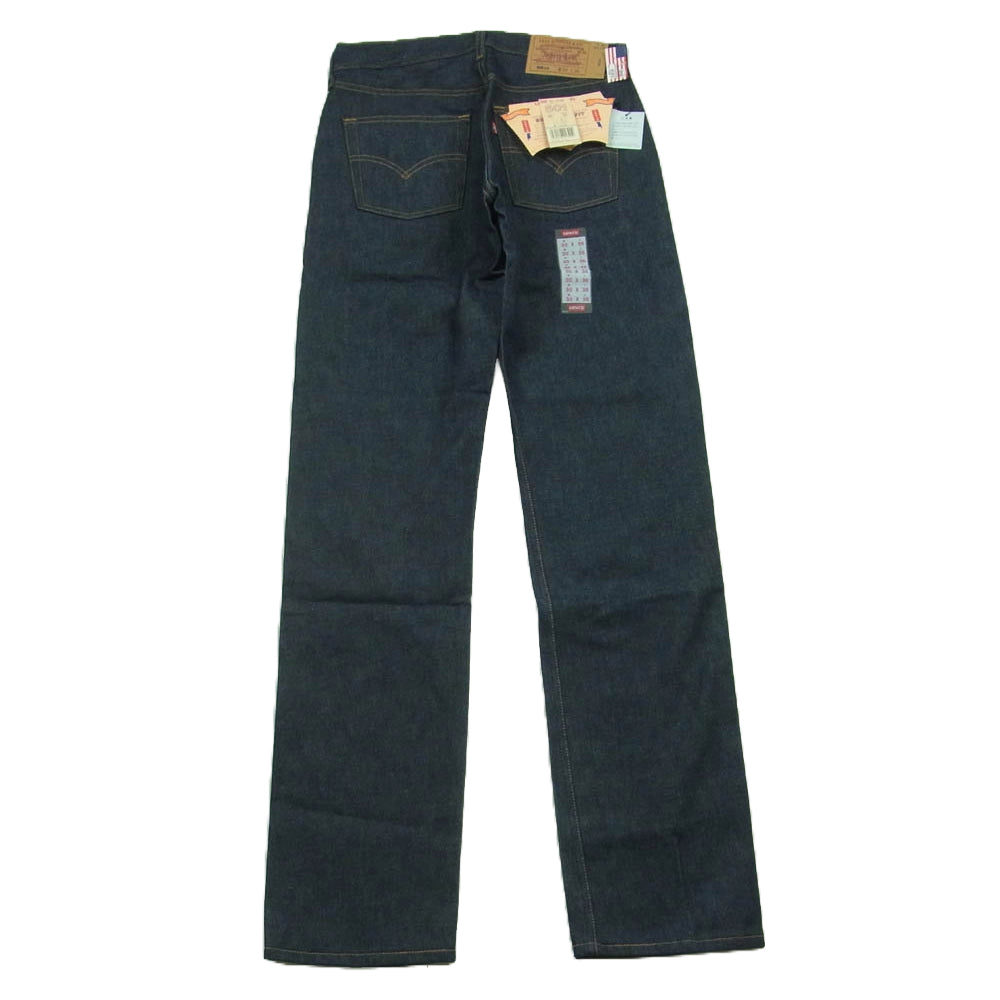Levi's リーバイス 01年 USA製 501 ストレート デニム パンツ ボタンフライ インディゴ ボタン裏刻印553 インディゴブルー系 W30 L36【新古品】【未使用】【中古】