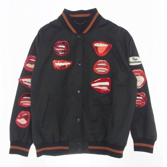 COACH コーチ × Tom Wesselmann トムウェッセルマン ブルゾン スナップボタン ブラック系 S【中古】