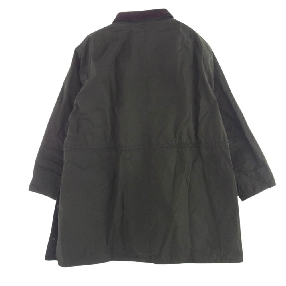 Barbour バブアー 20AW 2002351 × KAPTAIN SUNSHINE キャプテンサンシャイン Stand Collar Traveller Coat スタンドカラー トラベラー コート オイルド カーキ系 36【中古】