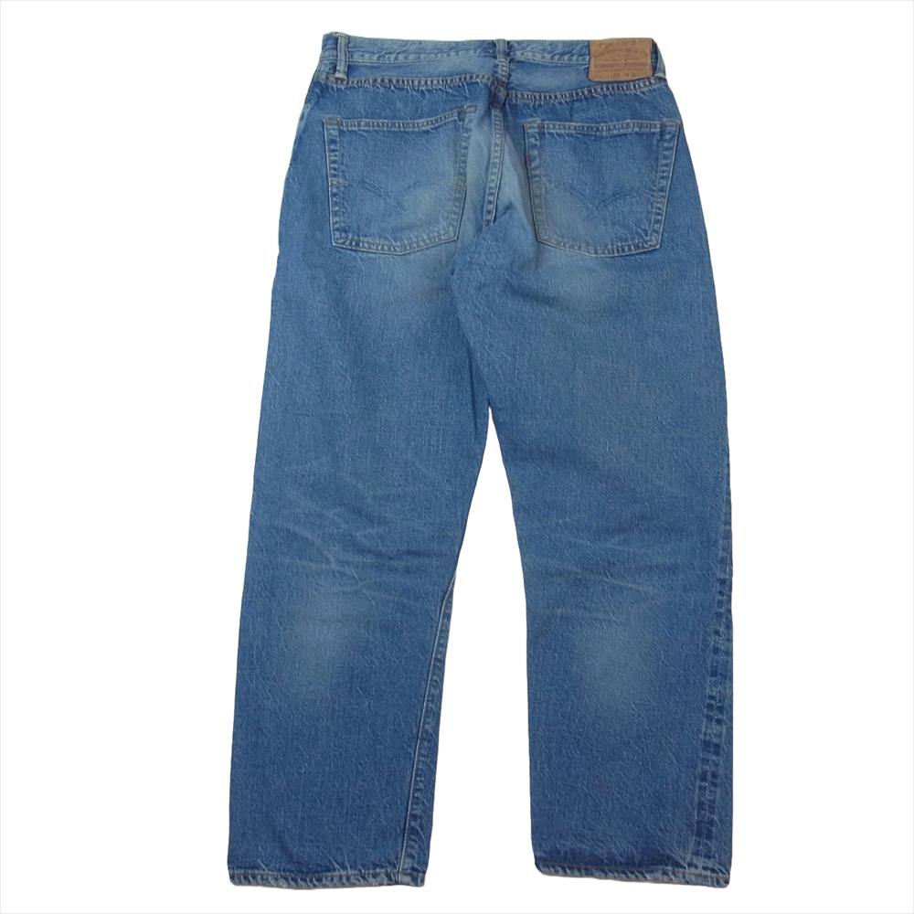 WAREHOUSE ウエアハウス Lot 1105 BEAMS PLUS 別注 2ND-HAND セコハン デニム パンツ ジーンズ インディゴブルー系 34【中古】