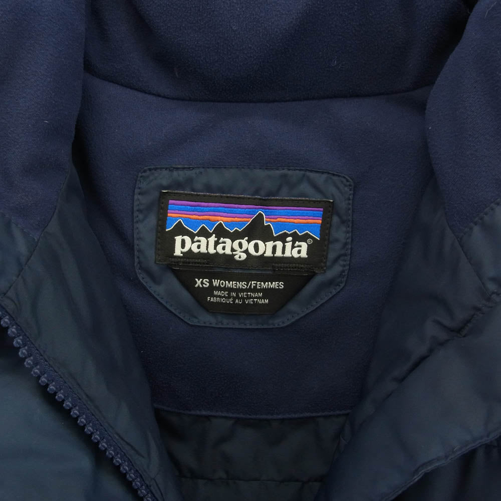 patagonia パタゴニア 17AW 28439 With It Parka ウィズイット パーカー ロング レディース ダウンジャケット ネイビー系 XS【中古】