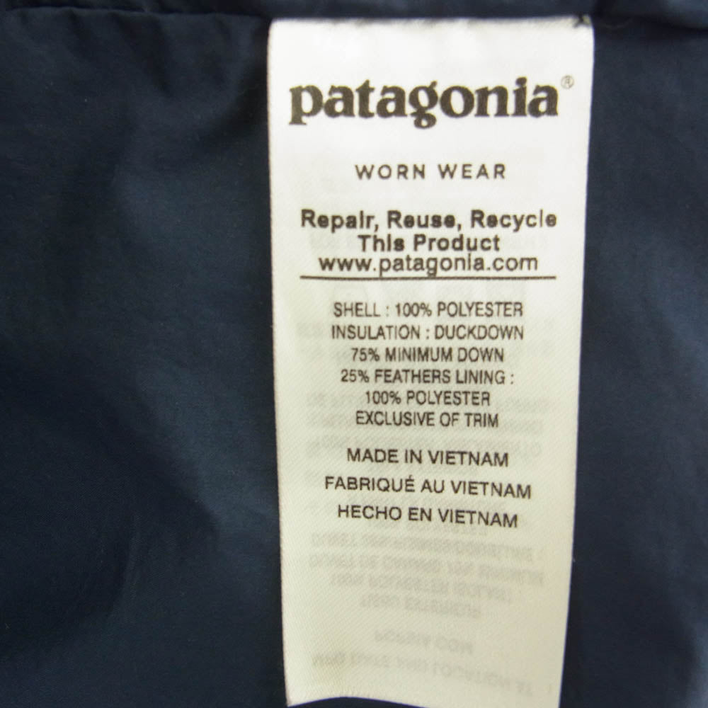 patagonia パタゴニア 17AW 28439 With It Parka ウィズイット パーカー ロング レディース ダウンジャケット ネイビー系 XS【中古】