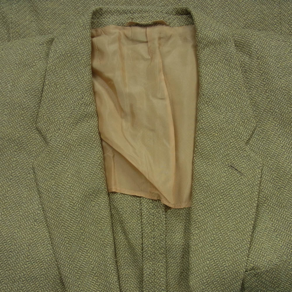 GIORGIO ARMANI ジョルジオアルマーニ 719805 イタリア製 スーツ 2B テーラード ジャケット ベージュ系 52【中古】