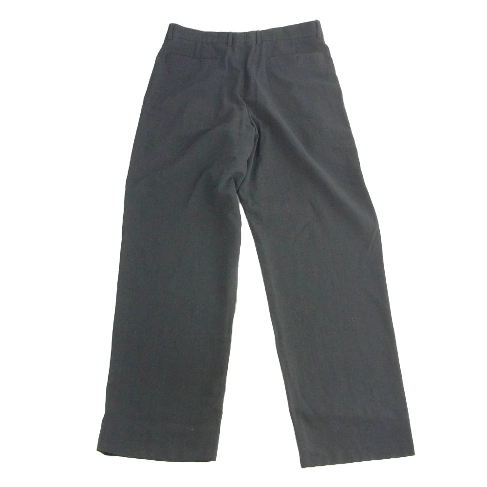 GIORGIO ARMANI ジョルジオアルマーニ 715420 イタリア製 ウール スーツ セットアップ グレー ストライプ ブラック系 52【中古】