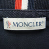 MONCLER モンクレール MAGLIA POLO MANICA CORTA ロゴ ワッペン 半袖 ポロシャツ ネイビー ネイビー系 M【中古】
