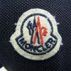 MONCLER モンクレール MAGLIA POLO MANICA CORTA ロゴ ワッペン 半袖 ポロシャツ ネイビー ネイビー系 M【中古】