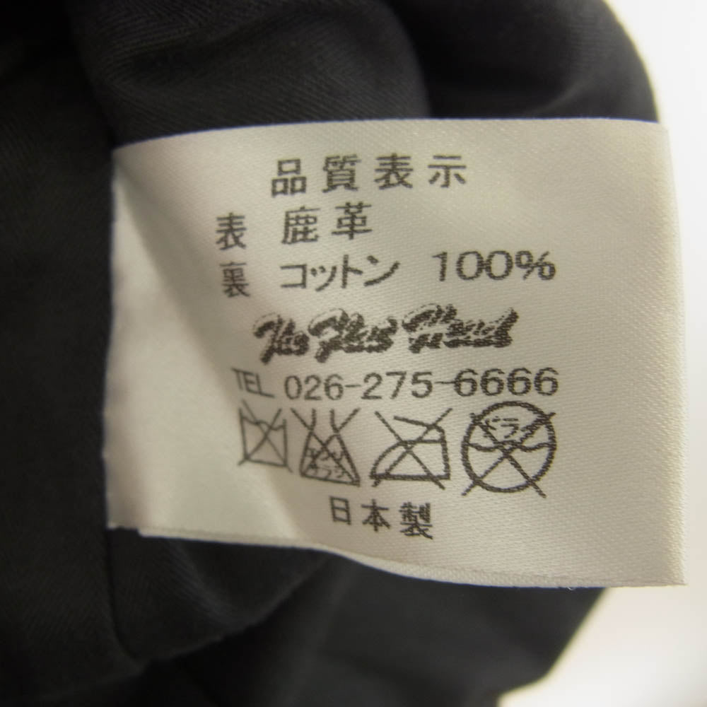 THE FLAT HEAD ザフラットヘッド 鹿革 ディアスキン ウエスタンシャツ レザージャケット ブラウン系 38【中古】