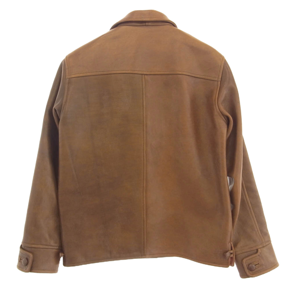TENDERLOIN テンダーロイン T-HIDE ホースハイド レザージャケット ブラウン系 S【中古】