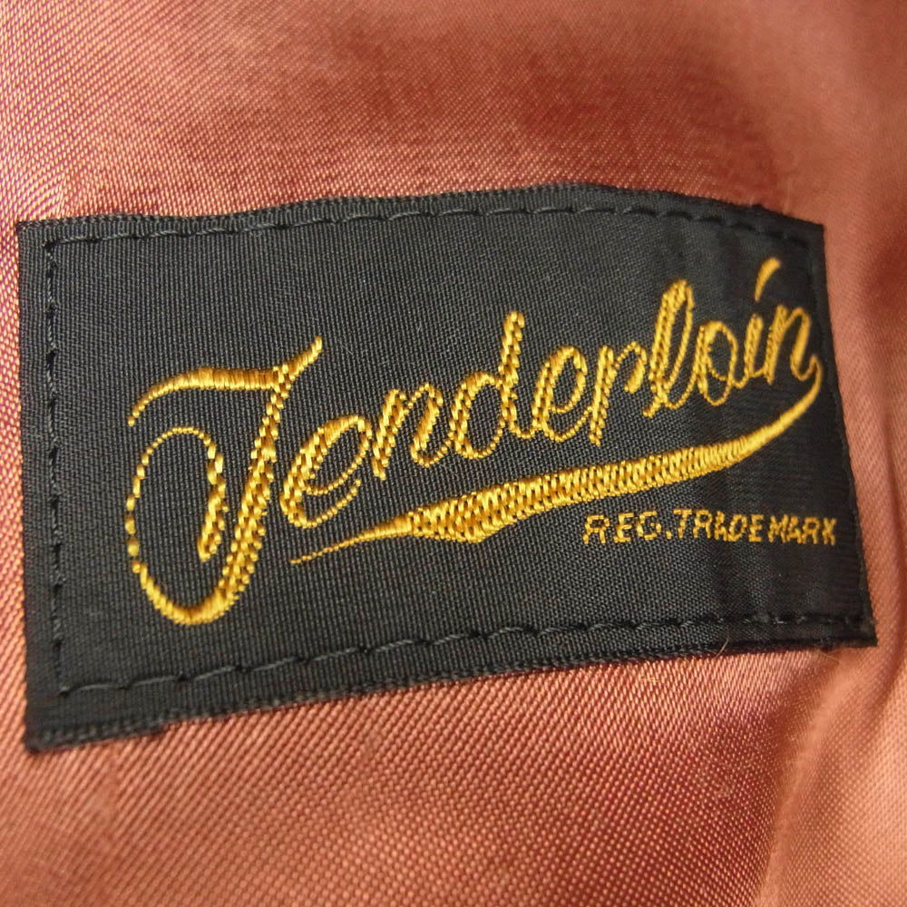 TENDERLOIN テンダーロイン T-HIDE ホースハイド レザージャケット ブラウン系 S【中古】