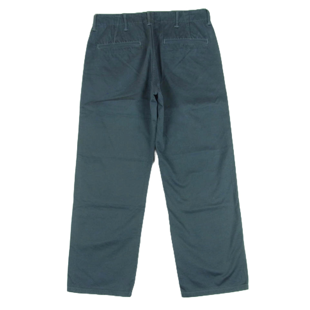 WAREHOUSE ウエアハウス ダックディガー コットン ストレート チノ トラウザー パンツ 日本製 グレー系 青みのあるグレー系 30【中古】