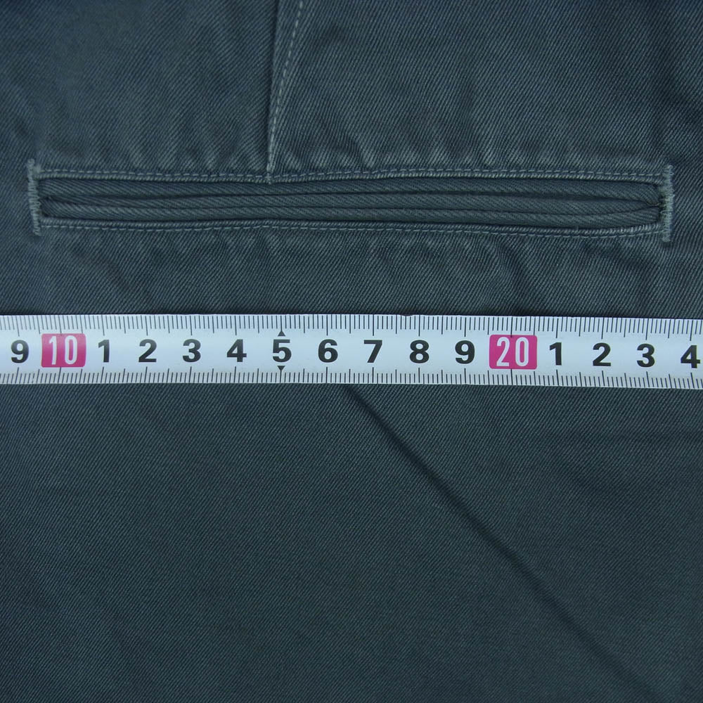 WAREHOUSE ウエアハウス ダックディガー コットン ストレート チノ トラウザー パンツ 日本製 グレー系 青みのあるグレー系 30【中古】