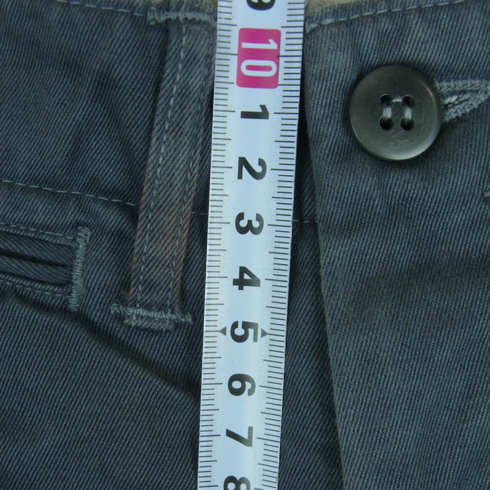 WAREHOUSE ウエアハウス ダックディガー コットン ストレート チノ トラウザー パンツ 日本製 グレー系 青みのあるグレー系 30【中古】