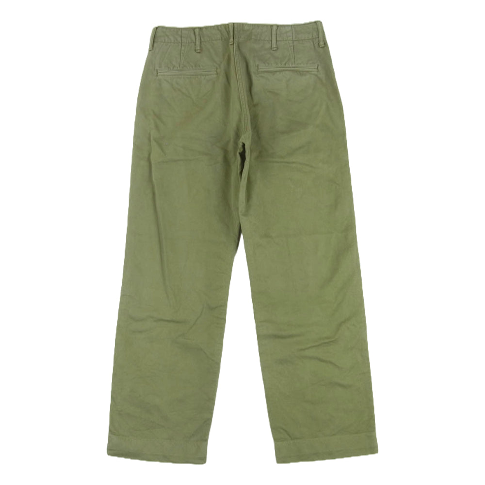 WAREHOUSE ウエアハウス ダックディガー コットン ストレート チノ トラウザー パンツ カーキ系 29【中古】