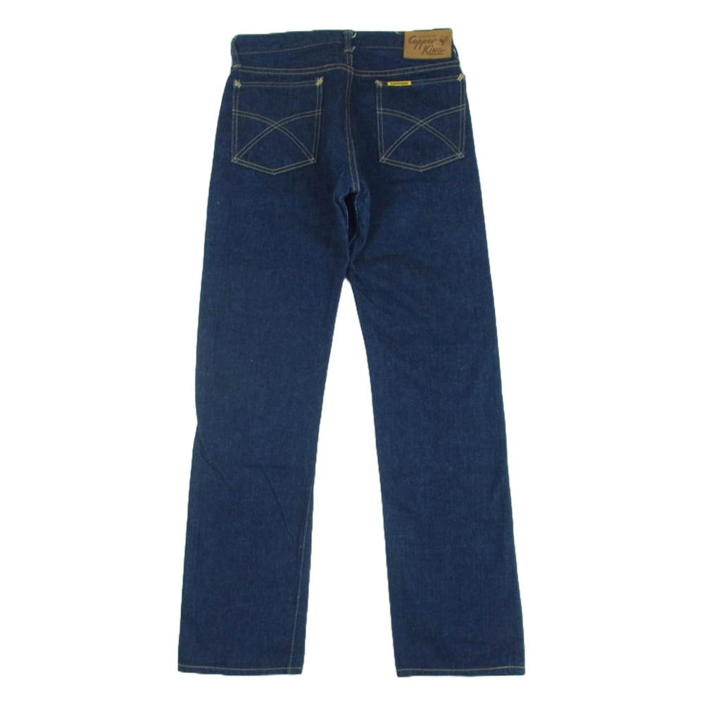 WAREHOUSE ウエアハウス copper king ストレート デニム パンツ インディゴ 日本製 インディゴブルー系 30【中古】