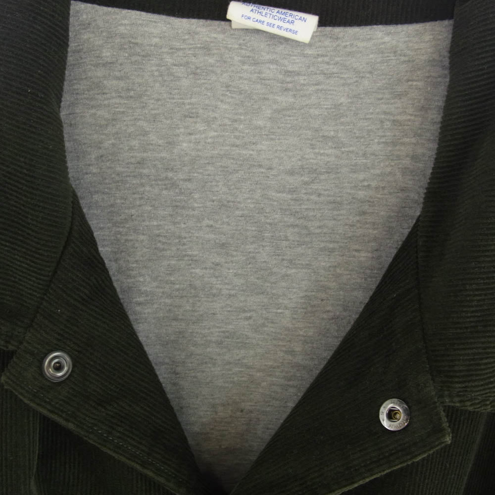 Champion チャンピオン コーデュロイ コーチ ジャケット カーキ系 XL【中古】