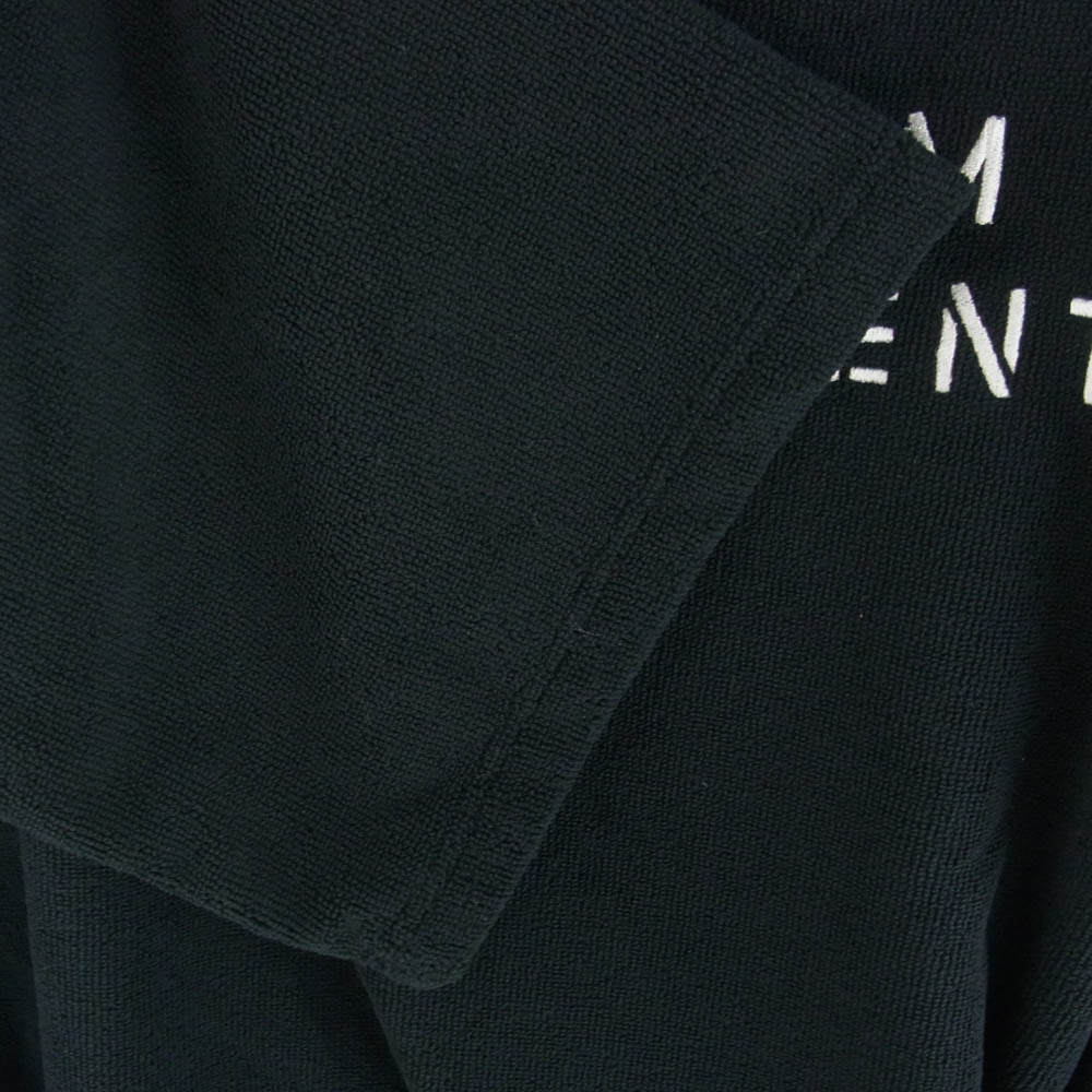 uniform experiment ユニフォームエクスペリメント 22SS C02MMI2201 × Hurley UE PONCHO パイル オーバーサイズ プルオーバーパーカー フーディー ポンチョ ブラック系 FREE【極上美品】【中古】