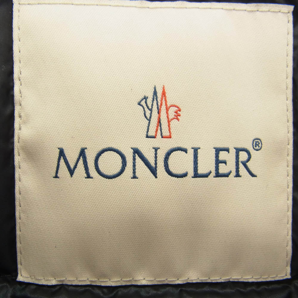 MONCLER モンクレール E10914338305 C0032 モンクレールジャパンタグ BOURGES GILET マルチポケット ダウン ベスト ダークネイビー系 5【中古】