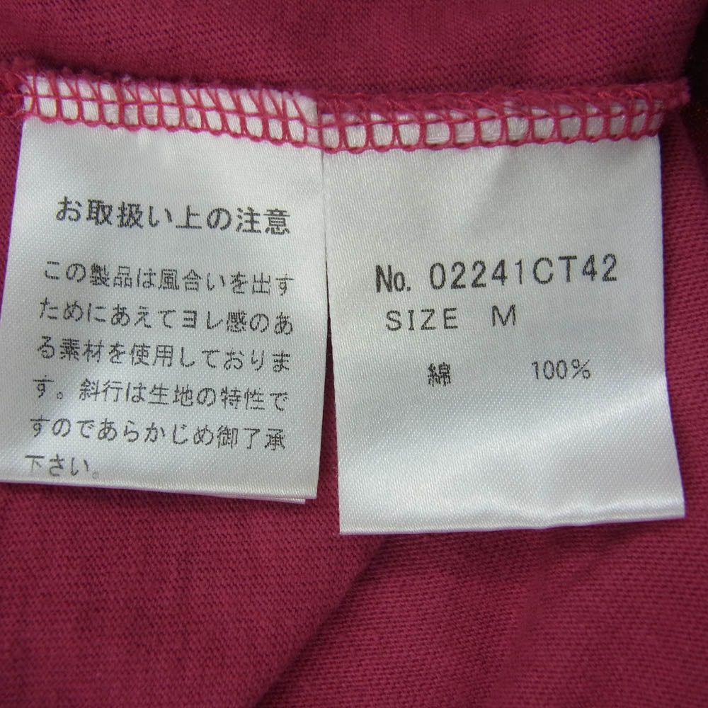 HYSTERIC GLAMOUR ヒステリックグラマー 02241CT42 STILL HEAVY SMOKER 半袖 Tシャツ ピンク系 M【中古】