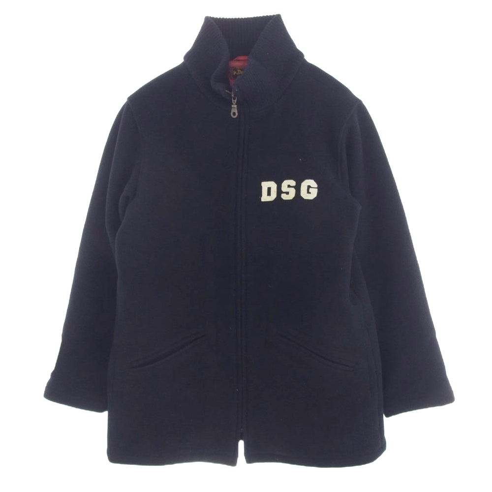 ダファースポーツウェア ハイネック ウール ジップアップ ジャケット ダークネイビー系 M【中古】