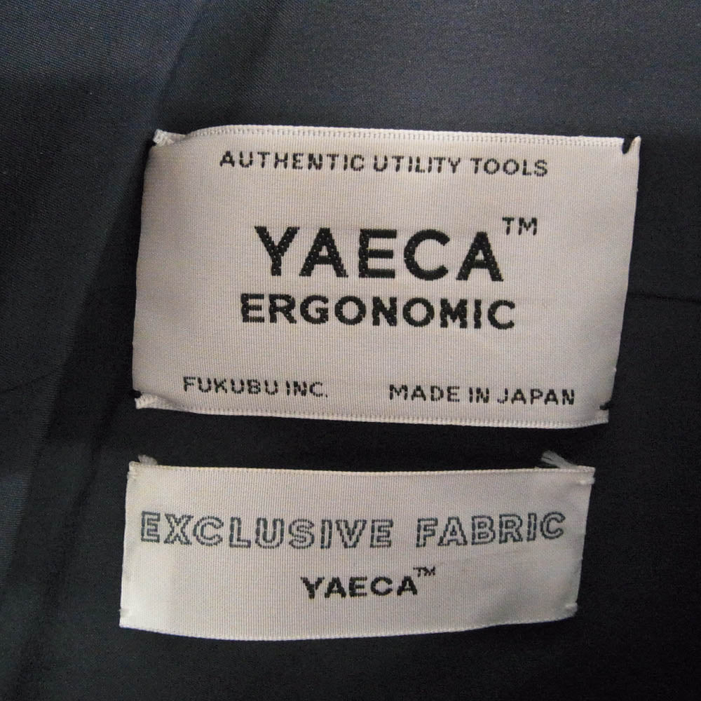 YAECA ヤエカ 14AW 14455 ERGONOMIC NYLON マウンテンパーカ ジャケット ブルゾン ネイビー系 M【中古】
