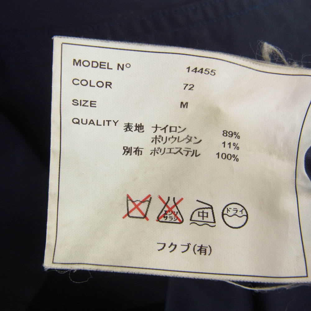 YAECA ヤエカ 14AW 14455 ERGONOMIC NYLON マウンテンパーカ ジャケット ブルゾン ネイビー系 M【中古】
