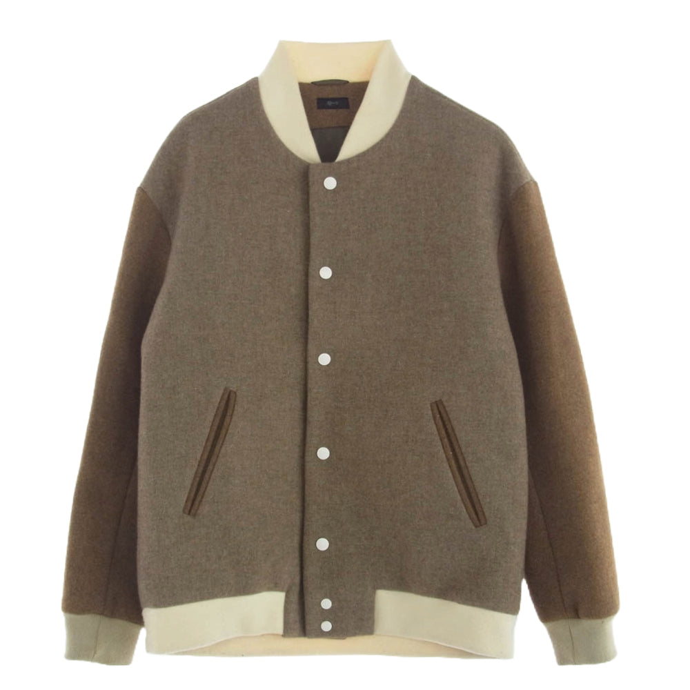 ノース カシミヤ混 カシミア ウール ジャケット ブルゾン ブラウン系 M【中古】