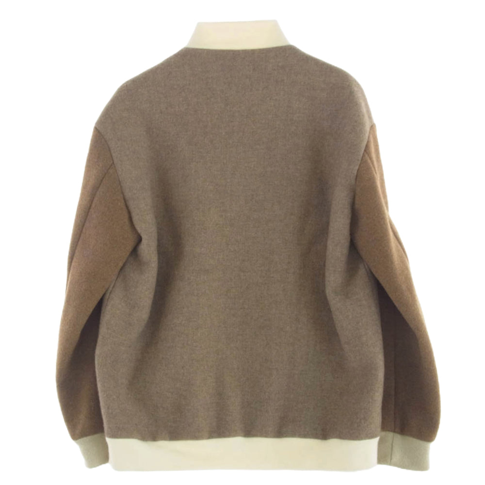 ノース カシミヤ混 カシミア ウール ジャケット ブルゾン ブラウン系 M【中古】