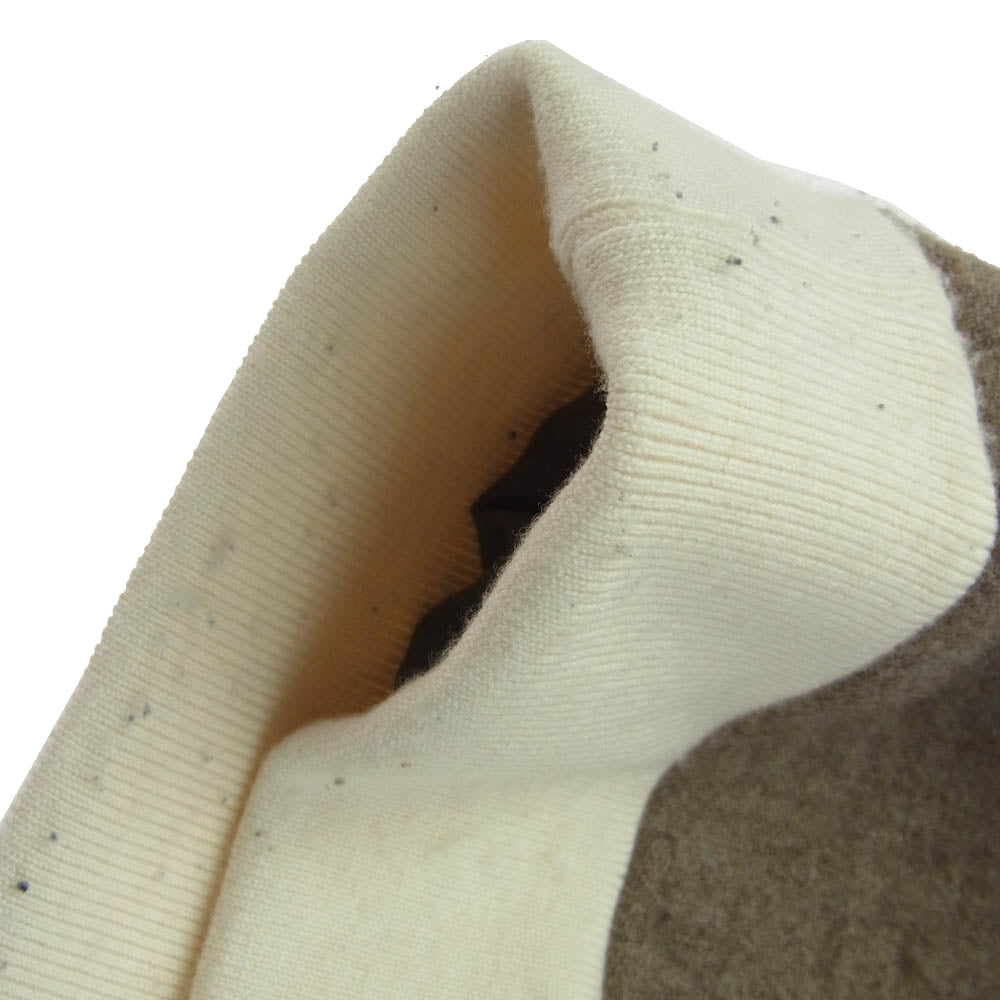 ノース カシミヤ混 カシミア ウール ジャケット ブルゾン ブラウン系 M【中古】