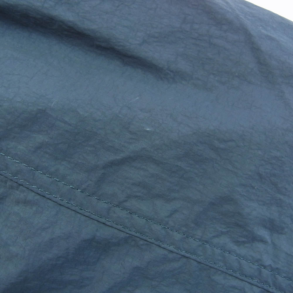 STILL BY HAND スティルバイハンド CO03201 Water-Repellent Crisp Nylon Coat スタンドカラー ナイロン コート ブルー系 48【中古】