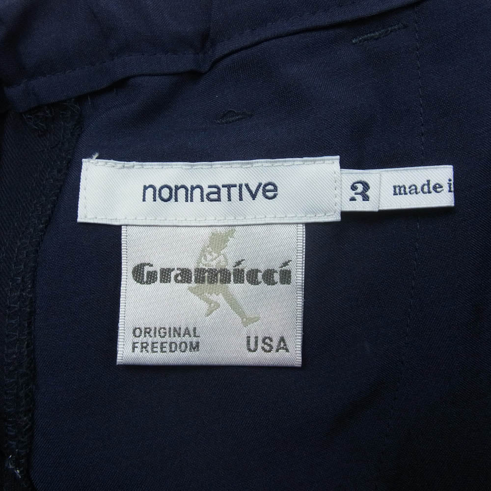 nonnative ノンネイティブ NN-P4051 Gramicci グラミチ WALKER EASY PANTS WOOL STRETCH ワーカー イージー ウール ストレッチ クライミング パンツ ネイビー系 3【中古】