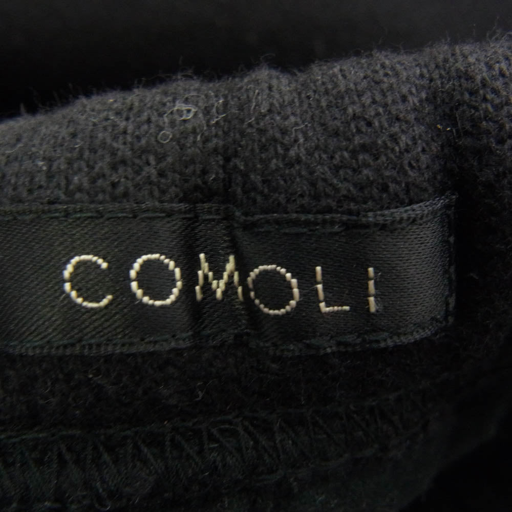 COMOLI コモリ 21AW U03-05015 C/W 裏毛 スウェットパンツ ブラック系 2【中古】