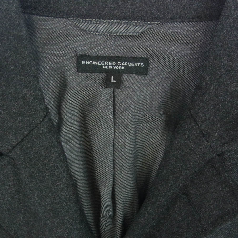Engineered Garments エンジニアードガーメンツ アンドーバー Andover 3B ウール テーラード ジャケット グレー系 L【中古】
