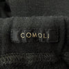 COMOLI コモリ 24SS Z01-05028 製品染 裏毛 パンツ インクブラック ブラック系 3【中古】