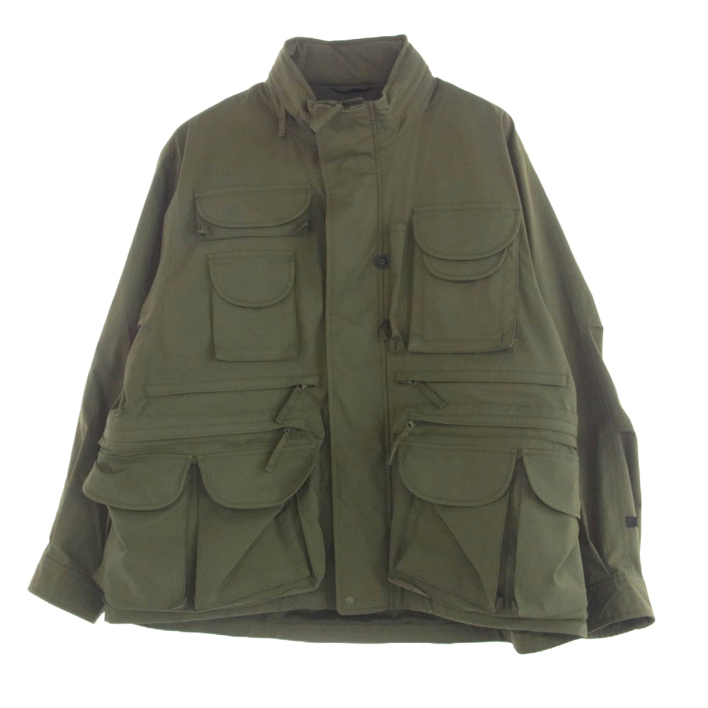 DAIWA PIER39 ダイワピア BJ-25021W TECH PERFECT FISHING JACKET テック パーフェクト フィッシング ジャケット カーキ系 L【中古】