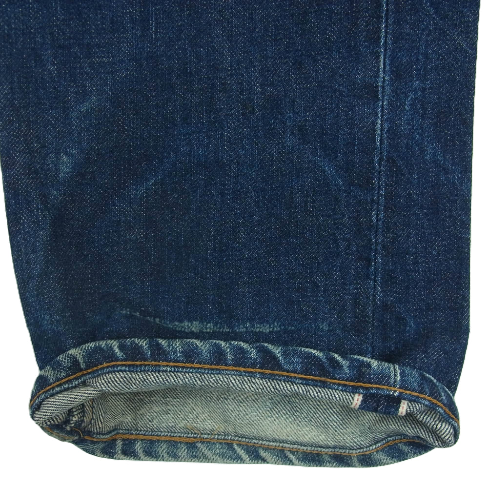 Levi's リーバイス 90s 93年 日本製 502 ストレート デニム パンツ ジッパーフライ BIG E 赤耳 ボタン裏刻印J22 インディゴブルー系 W29 L34【中古】