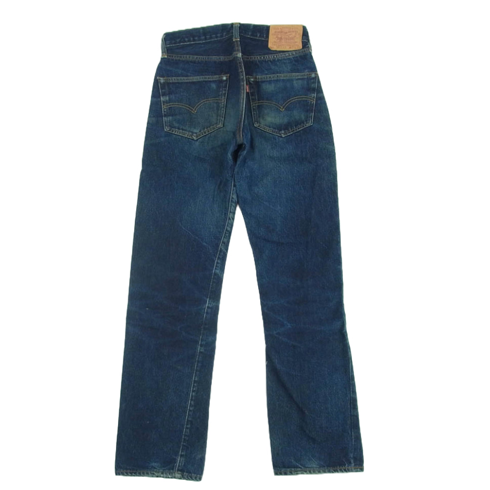 Levi's リーバイス バレンシア工場製 90s 97年USA製 501XX ストレート デニム パンツ ボタンフライ BIG E 赤耳 ボタン裏刻印555 インディゴブルー系 W29 L36【中古】