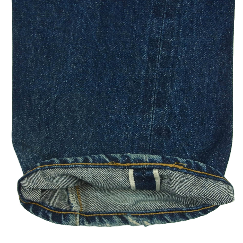 Levi's リーバイス バレンシア工場製 90s 97年USA製 501XX ストレート デニム パンツ ボタンフライ BIG E 赤耳 ボタン裏刻印555 インディゴブルー系 W29 L36【中古】