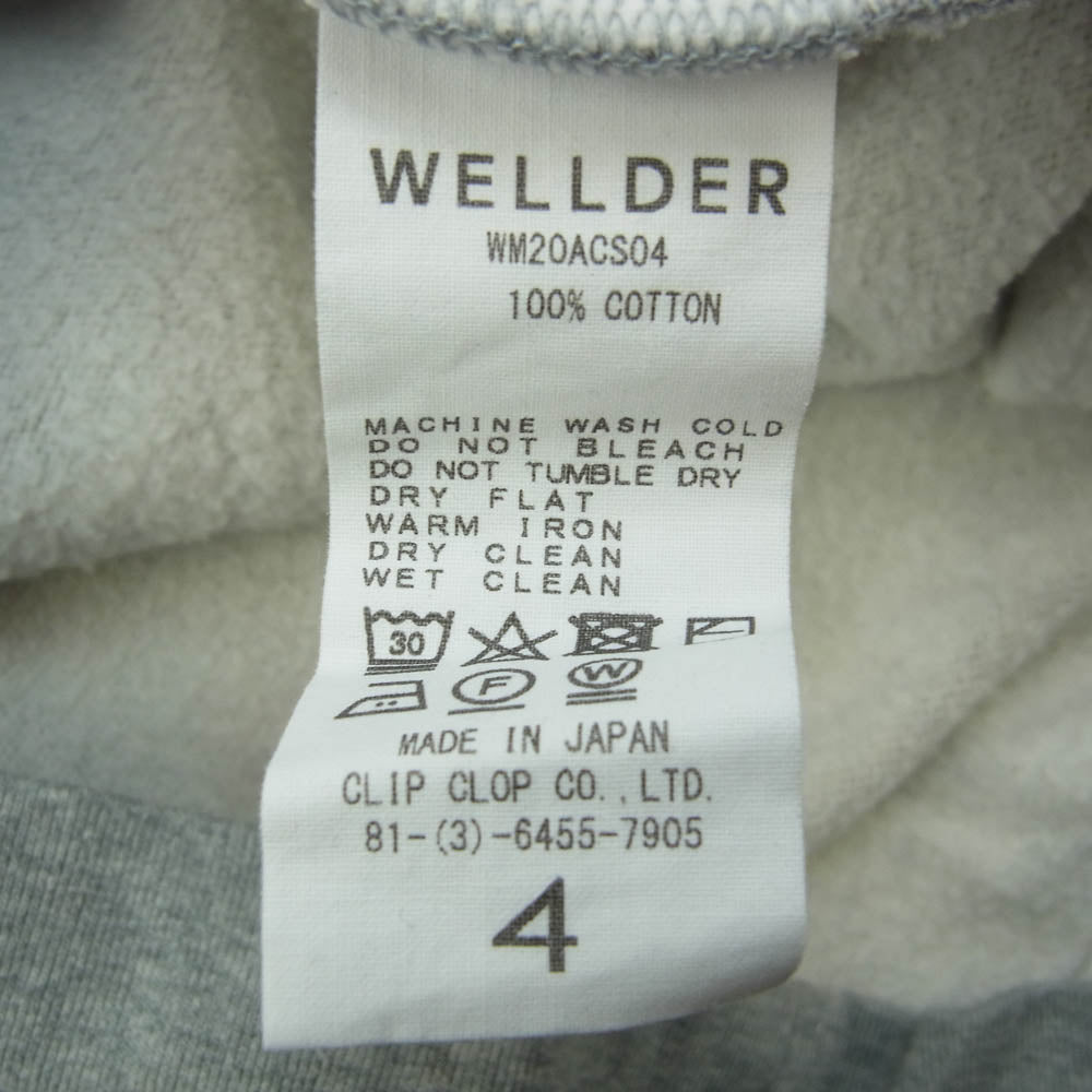 ウェルダー WM20ACS04　 Buck Side Tucked Hooded バックサイド タックド フーデッド パーカー グレー系 4【中古】