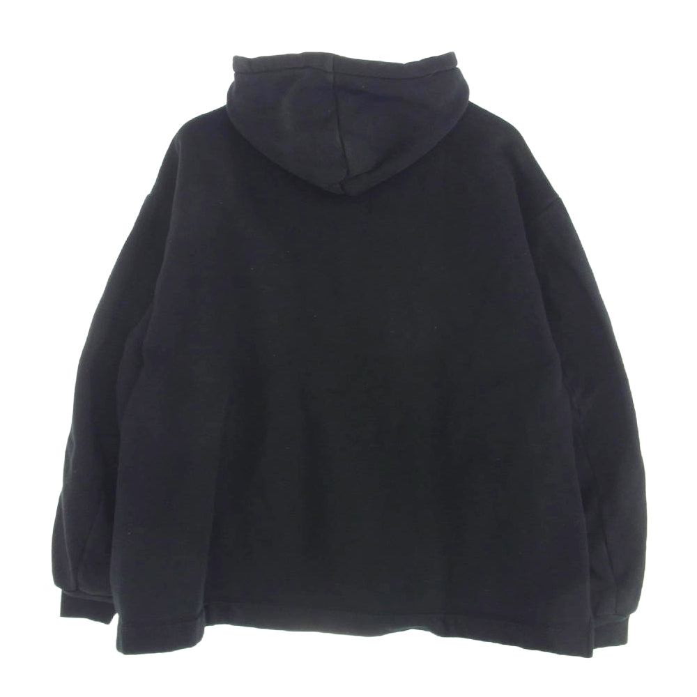 ウェルダー 19AW WM19FCS01　 Flutter Tail Hooded Pullover プルオーバー スウェット パーカー ブラック系 4【中古】