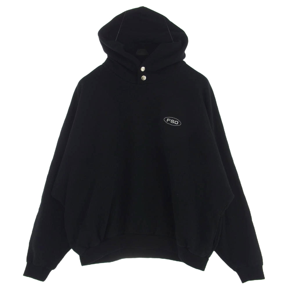 フォーサムワン 78000983 FSO DOLMAN HOODIE ドルマンスリーブ プルオーバー パーカー ブラック系 46【中古】