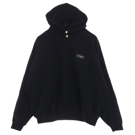 フォーサムワン 78000983 FSO DOLMAN HOODIE ドルマンスリーブ プルオーバー パーカー ブラック系 46【中古】
