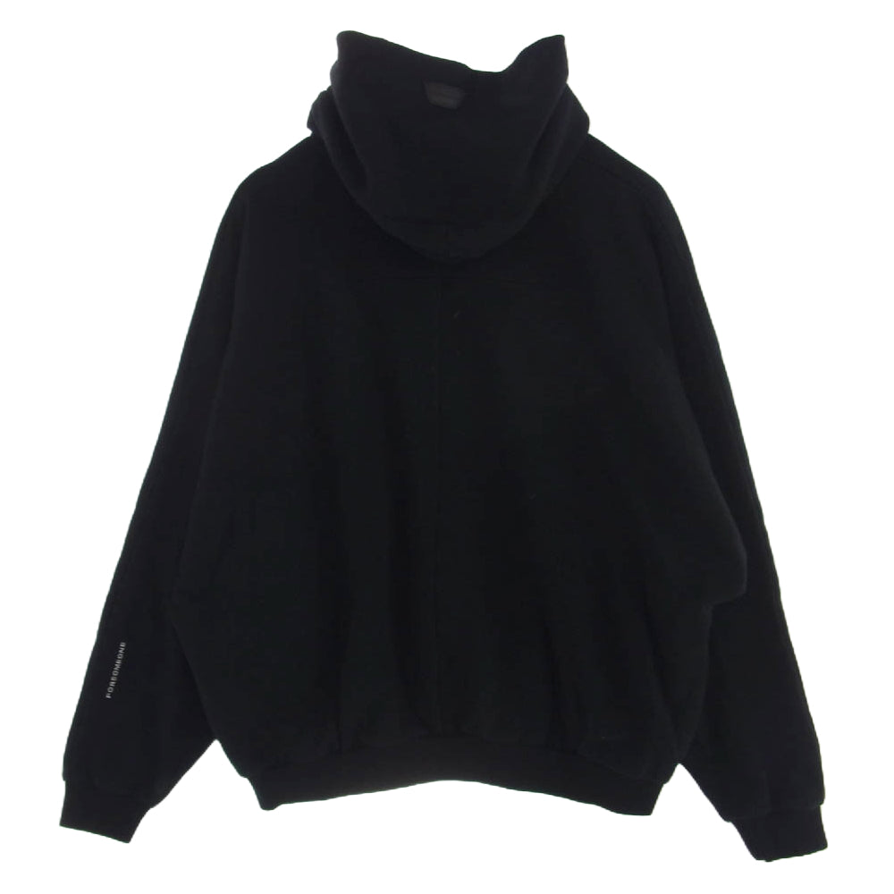フォーサムワン 78000983 FSO DOLMAN HOODIE ドルマンスリーブ プルオーバー パーカー ブラック系 46【中古】