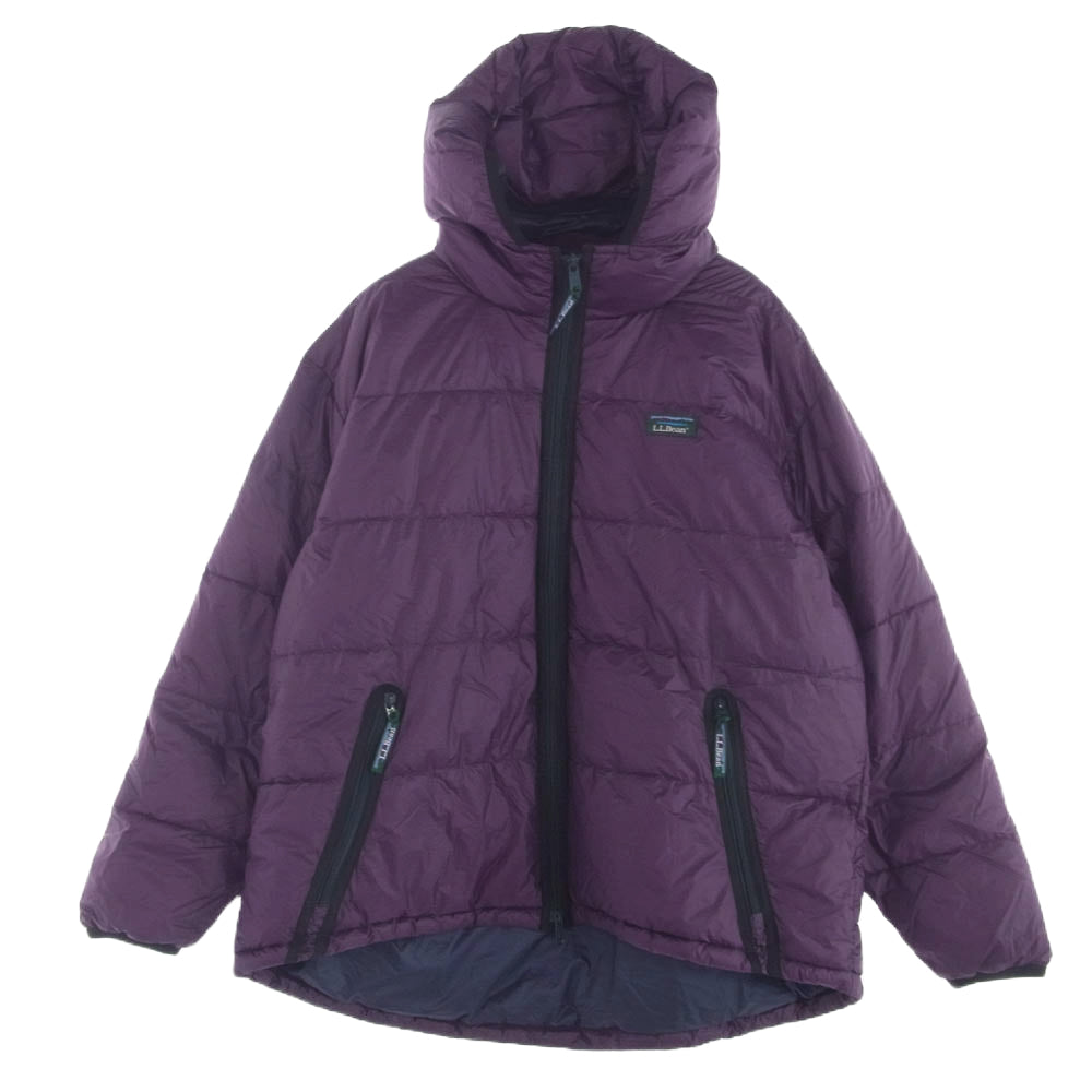 L.L.Bean エルエルビーン Fairfield Jacket 中綿 ナイロン フーデッド ジャケット パープル系 XL【中古】