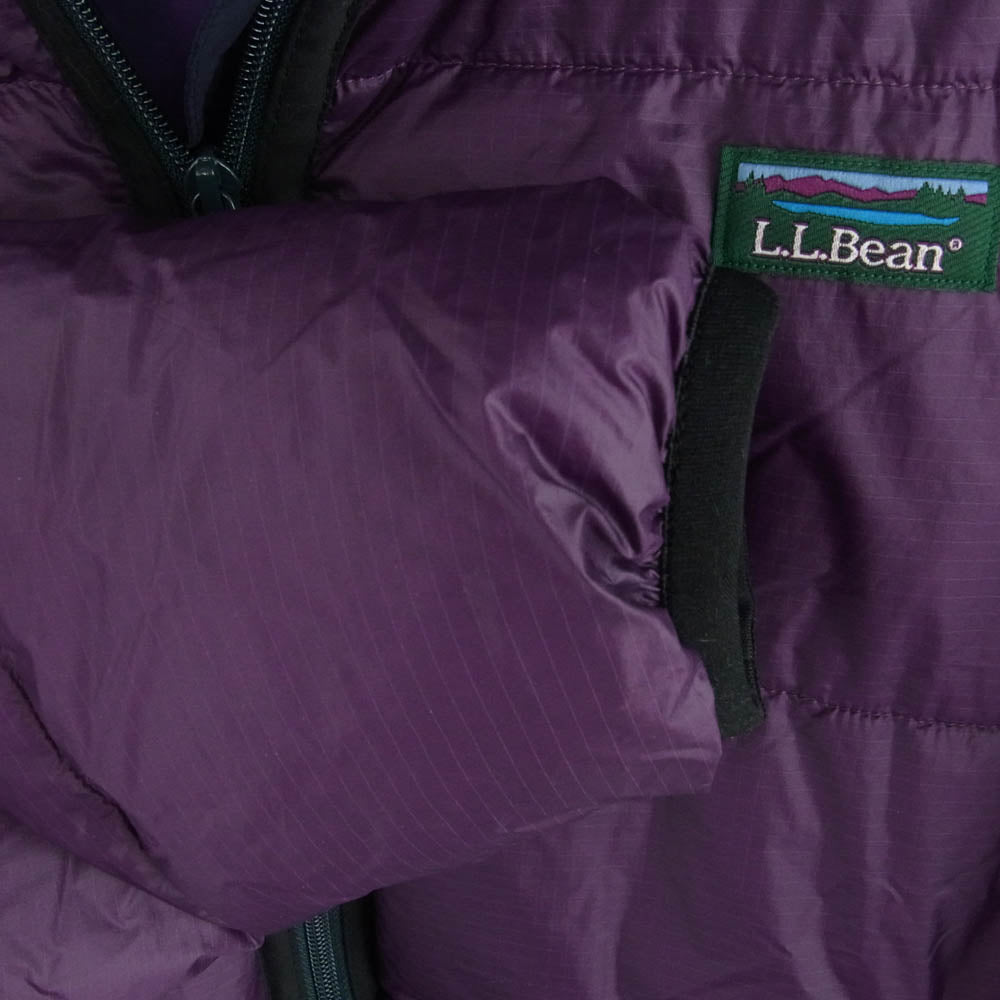 L.L.Bean エルエルビーン Fairfield Jacket 中綿 ナイロン フーデッド ジャケット パープル系 XL【中古】