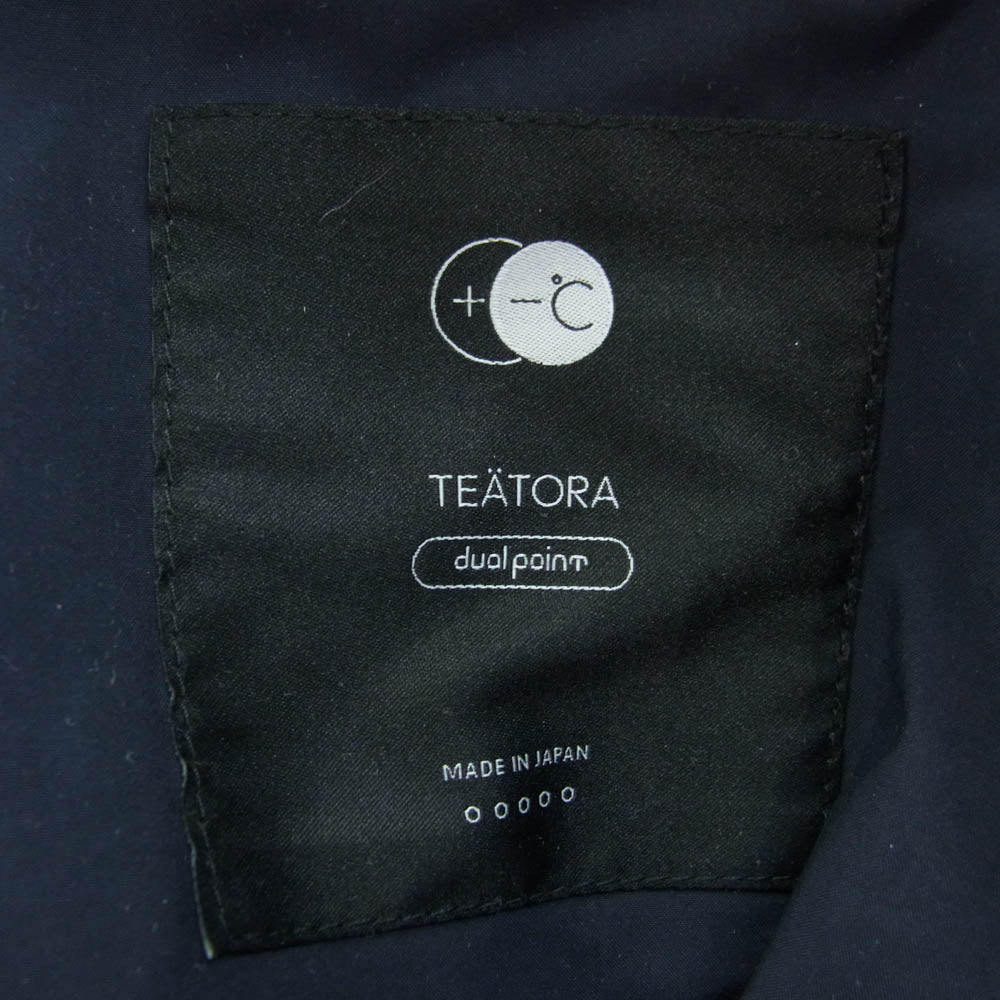 TEATORA テアトラ Souvenir Hunter スーベニア ハンター ナイロン フーデッド コート ネイビー系【中古】