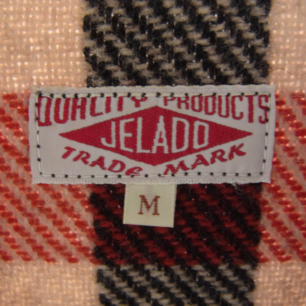 JELADO ジェラード ウール チェック 長袖 シャツ ワーク シャツ マルチカラー系 M【中古】