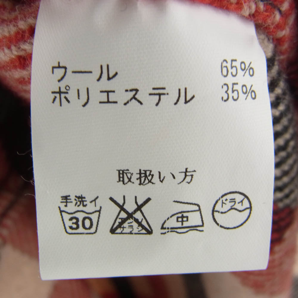 JELADO ジェラード ウール チェック 長袖 シャツ ワーク シャツ マルチカラー系 M【中古】