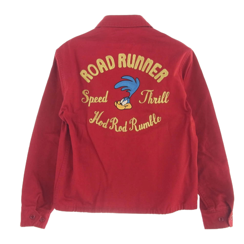 WHITESVILLE ホワイツビル WV11852 ROAD RUNNER ロードランナー コットン ツイル スウィング トップ 刺? レッド系 36【中古】