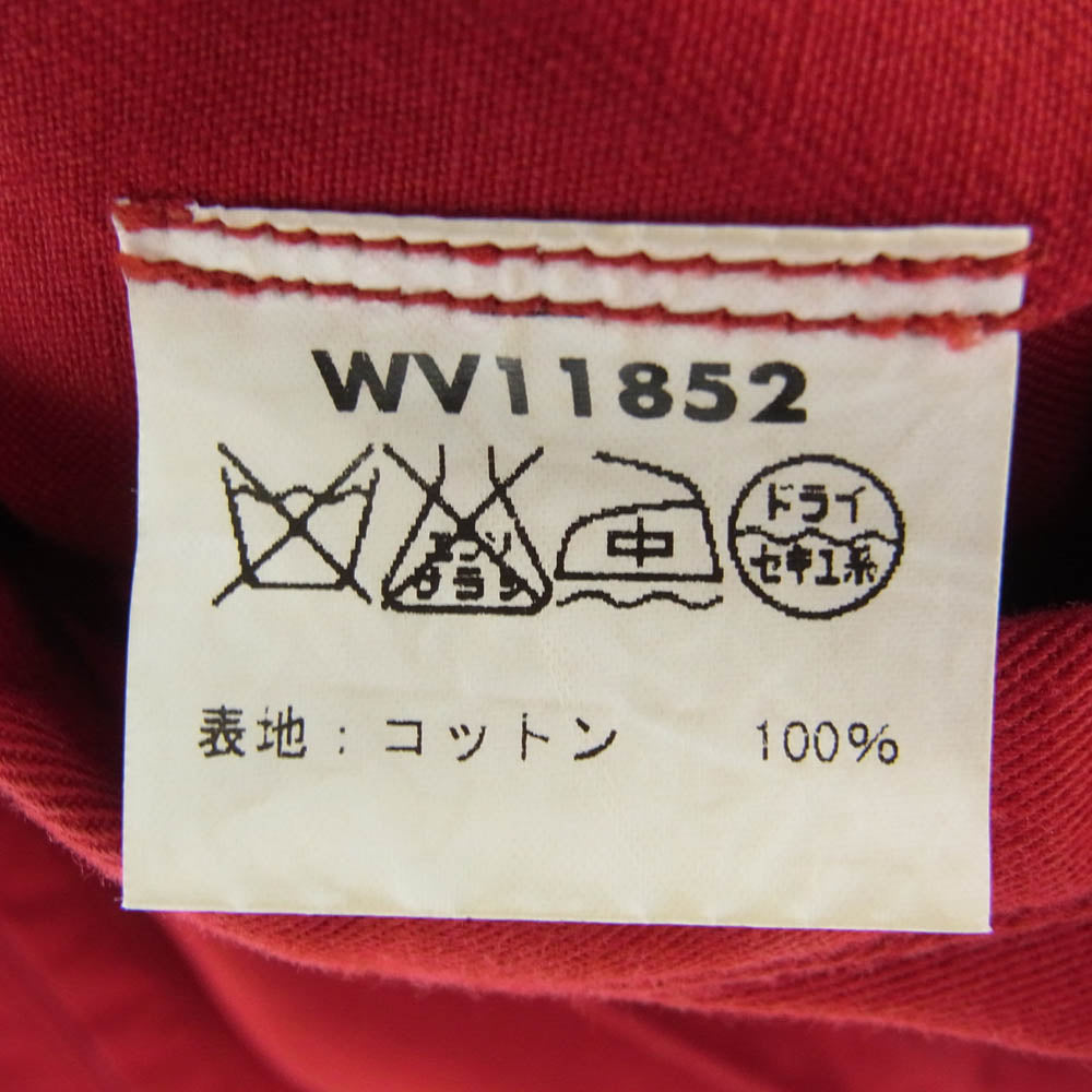 WHITESVILLE ホワイツビル WV11852 ROAD RUNNER ロードランナー コットン ツイル スウィング トップ 刺? レッド系 36【中古】